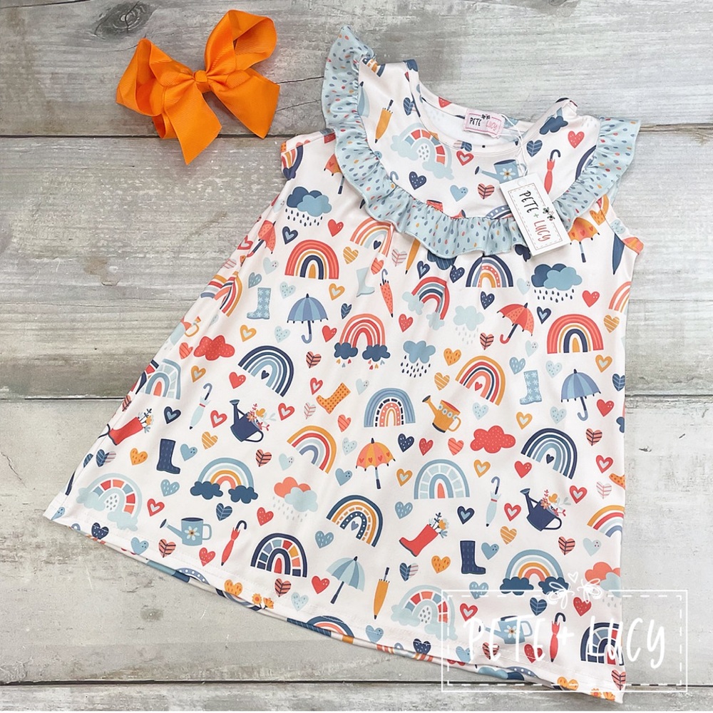 Pete+Lucy rainbow dress